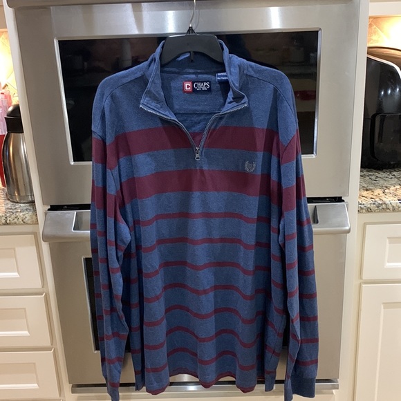 Chaps XXL/TTG soft cotton pullover shirt. This is a 2X big & tall fits large see - Picture 2 of 16